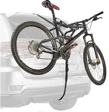Allen Sports Ultra Compact Trunk Mounted bike rack for SUV without a hitch on the back of the car